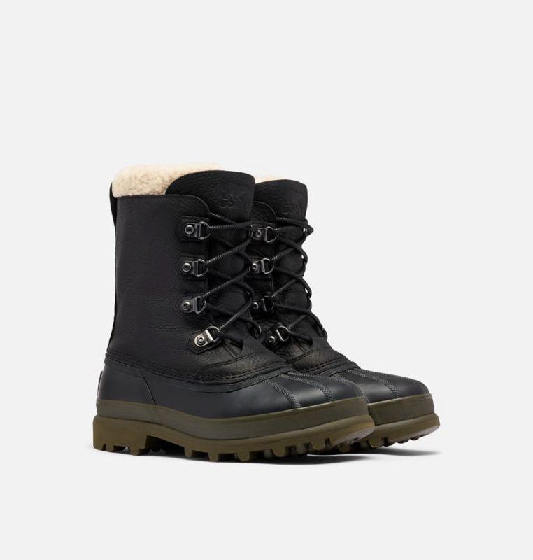 Sorel Erkek Caribou™ Stack - Kar Botu Siyah - 962-FWHRZC